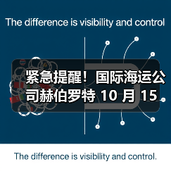 紧急提醒！国际海运公司赫伯罗特 10 月 15 日起上调洲运费（备货需算清成本）（图1）