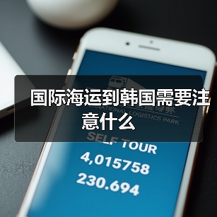 国际海运到韩国需要注意什么（图1）