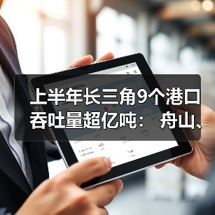 上半年长三角9个港口吞吐量超亿吨： 舟山、上海**（图4）