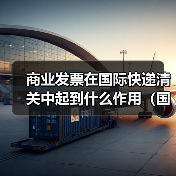 商业发票在国际快递清关中起到什么作用（国际快递干货知识分享）（图2）