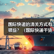 国际快递的清关方式有哪些?(国际快递干货知识分享)(图3) 国际快递的清关方式有哪些?(国际快递干货知识分享)(图3)