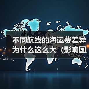 不同航线的海运费差异为什么这么大（影响国际海运运费的因素有哪些）（图3）