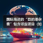 国际海运的“目的港杂费”包含哪些项目（如何避免被乱收费）（图3）