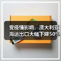 受疫情影响，澳大利亚海运出口大幅下降50%（图1）