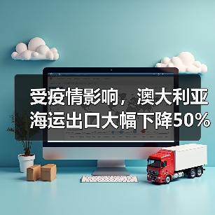 受疫情影响，澳大利亚海运出口大幅下降50%（图4）