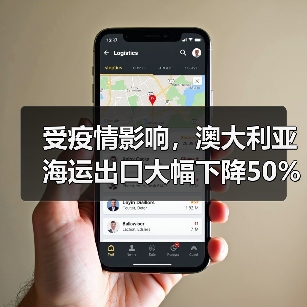 受疫情影响，澳大利亚海运出口大幅下降50%（图3）