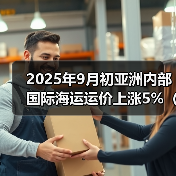 2025年9月初亚洲内部国际海运运价上涨5%（跨境电商卖家请注意）（图3）
