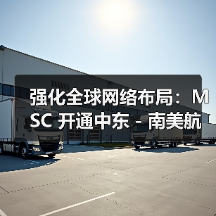 强化全球网络布局：MSC 开通中东 - 南美航线（借中国国际海运港口辐射亚洲市场）（图2）