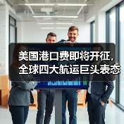 美国港口费即将开征，全球四大航运巨头表态了！（图3）