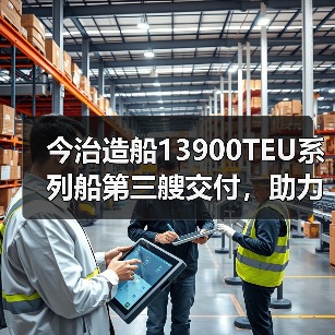 今治造船13900TEU系列船第三艘交付，助力航线升级（国际海运公司ONE运力扩张再提速）（图1）