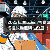 2025年国际海运贸易量增速放缓但韧性凸显（关税冲击可控）（图1）