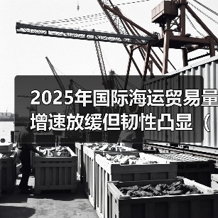 2025年国际海运贸易量增速放缓但韧性凸显（关税冲击可控）（图3）