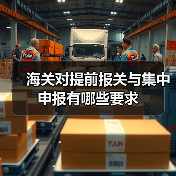 海关对提前报关与集中申报有哪些要求(图1) 海关对提前报关与集中申报有哪些要求(图1)
