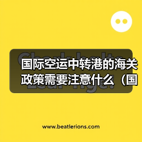 国际空运中转港的海关政策需要注意什么（国际空运干货知识分享）（图2）