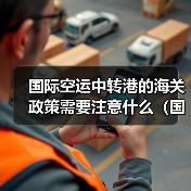 国际空运中转港的海关政策需要注意什么（国际空运干货知识分享）（图3）