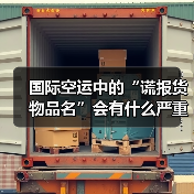 国际空运中的“谎报货物品名”会有什么严重后果（跨境电商卖家请注意）（图2）