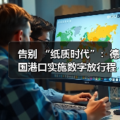 告别 “纸质时代”：德国港口实施数字放行程序计划，通关流程将缩短 40%（图1）