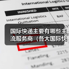 国际快递主要有哪些主流服务商（各大国际快递服务商都有哪些优势）（图2）