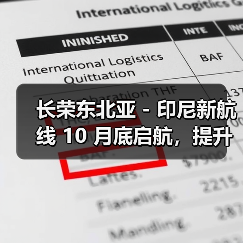 长荣东北亚 - 印尼新航线 10 月底启航，提升货主体验（周班直达 + 清关优化）（图4）