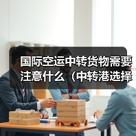 国际空运中转货物需要注意什么(中转港选择技巧)(图2) 国际空运中转货物需要注意什么(中转港选择技巧)(图2)