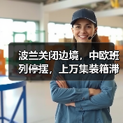 波兰关闭边境，中欧班列停摆，上万集装箱滞留！（图2）