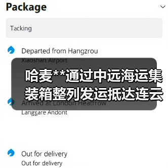 哈麦**通过中远海运集装箱整列发运抵达连云港（图3）