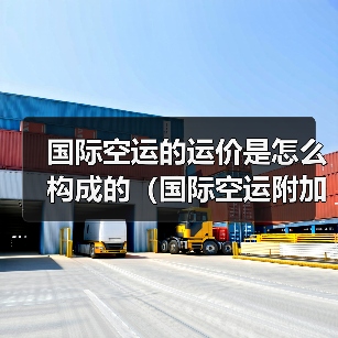 国际空运的运价是怎么构成的（国际空运附加费都有哪些）（图4）