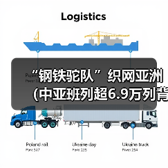 “钢铁驼队”织网亚洲（中亚班列超6.9万列背后的“百城联通图”）（图1）