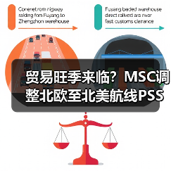 贸易旺季来临？MSC调整北欧至北美航线PSS应对需求（国际海运新闻资讯）（图4）