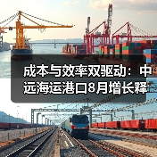 成本与效率双驱动：中远海运港口8月增长释放积极信号（国际海运新闻资讯）（图1）