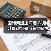 国际海运上海港 8 月吞吐量破纪录（智慧硬核与协同作战撑起全球供应链 “稳定器”）（图1）