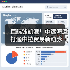 直航钱凯港！中远海运打通中拉贸易新动脉（国际物流成本直降 20%）（图1）