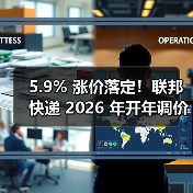 5.9% 涨价落定！联邦快递 2026 年开年调价（跨境电商卖家迎三重成本压力）（图3）