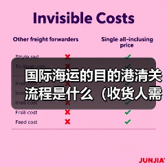 国际海运的目的港清关流程是什么（收货人需要做什么）