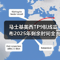 马士基美西TP9航线宣布2025年剩余时间全面停航（货主货代请注意）（图3）