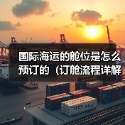 国际海运的舱位是怎么预订的（订舱流程详解）（图4）