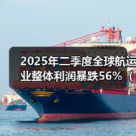 2025年二季度全球航运业整体利润暴跌56%（国际空运新闻资讯）（图1）