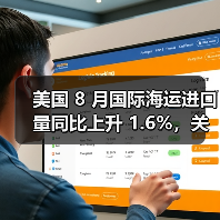 美国 8 月国际海运进口量同比上升 1.6%,关税动荡拖累年终前景(国际海运新闻资讯)(图2) 美国 8 月国际海运进口量同比上升 1.6%,关税动荡拖累年终前景(国际海运新闻资讯)(图2)