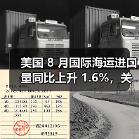 美国 8 月国际海运进口量同比上升 1.6%,关税动荡拖累年终前景(国际海运新闻资讯)(图3) 美国 8 月国际海运进口量同比上升 1.6%,关税动荡拖累年终前景(国际海运新闻资讯)(图3)