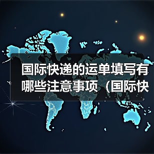 国际快递的运单填写有哪些注意事项(国际快递干货知识分享)(图3) 国际快递的运单填写有哪些注意事项(国际快递干货知识分享)(图3)