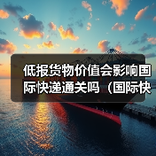 低报货物价值会影响国际快递通关吗(国际快递干货知识分享)(图4) 低报货物价值会影响国际快递通关吗(国际快递干货知识分享)(图4)