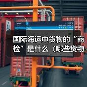 国际海运中货物的“商检”是什么（哪些货物需要商检）