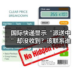 国际快递显示“派送中”却没收到？该联系谁？（图2）