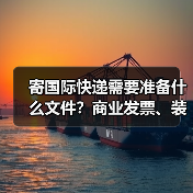 寄国际快递需要准备什么文件？商业发票、装箱单怎么填（图4）