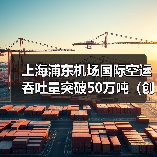 上海浦东机场国际空运吞吐量突破50万吨（创年内新高）