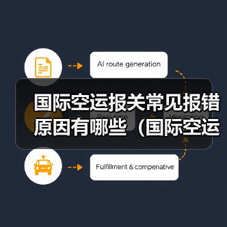 国际空运报关常见报错原因有哪些(国际空运干货知识分享)(图3) 国际空运报关常见报错原因有哪些(国际空运干货知识分享)(图3)