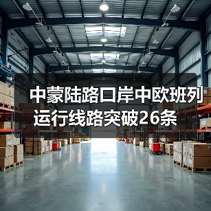 中蒙陆路口岸中欧班列运行线路突破26条（图2）