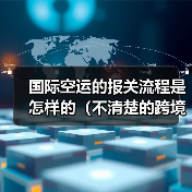 国际空运的报关流程是怎样的（不清楚的跨境电商卖家看过来）