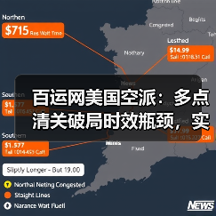 百运网美国空派：多点清关破局时效瓶颈，实现极速通关（图4）