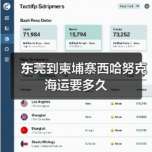 东莞到柬埔寨西哈努克海运要多久(图2) 东莞到柬埔寨西哈努克海运要多久(图2)